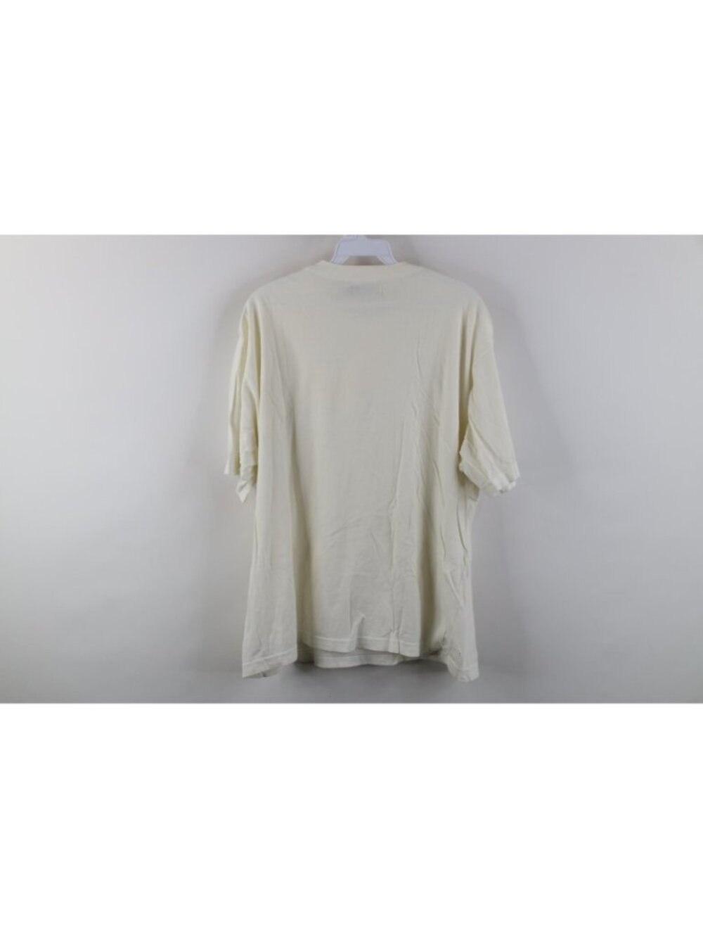 Vintage 90s Guess Mens Size Medium Spell Out Short Sleeve T-Shirt White Cotton - Picture 8 of 10